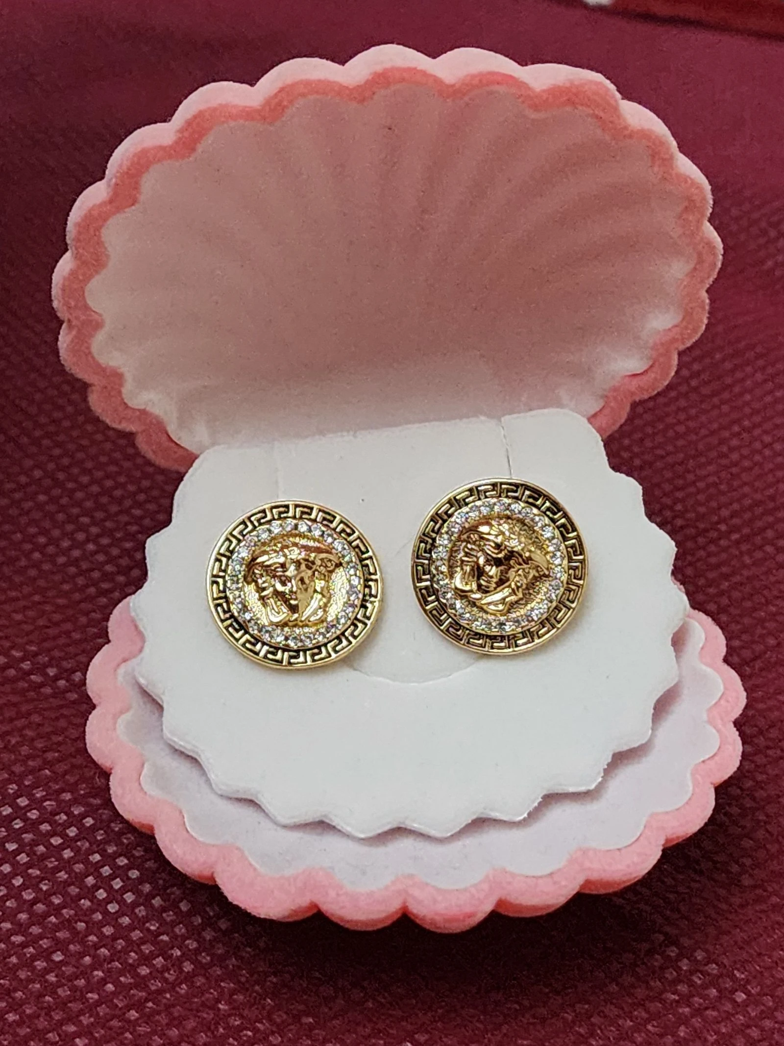 Boucles d'oreilles bain or couleur 14k – photo 6